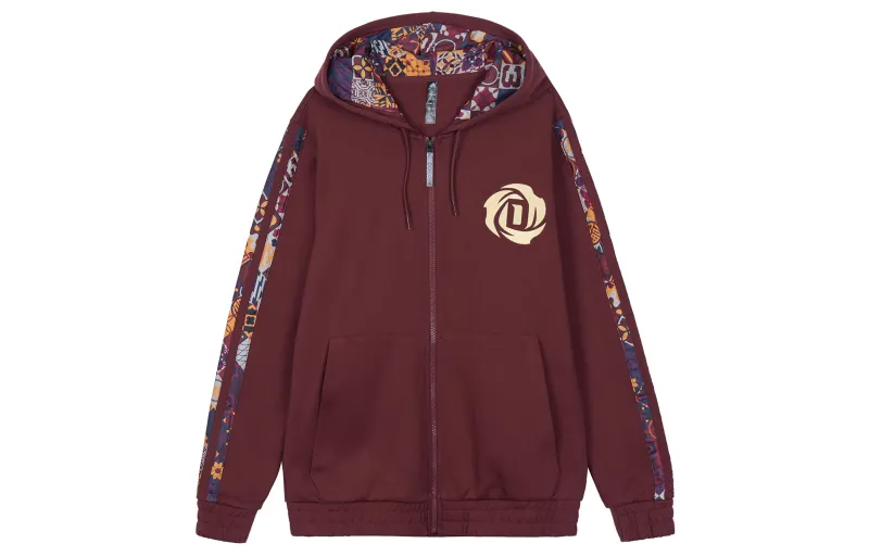 Adidas Jackets Men's Brown Red Hooded Moderate Other