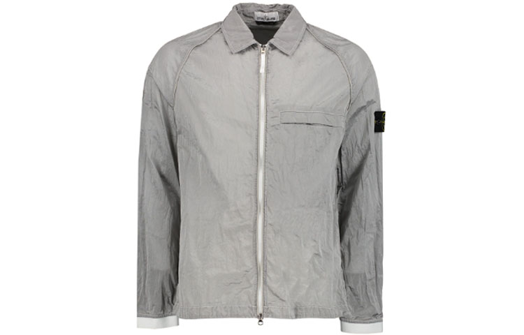 Мужская куртка STONE ISLAND Nylon Metal Overshirt (серые)