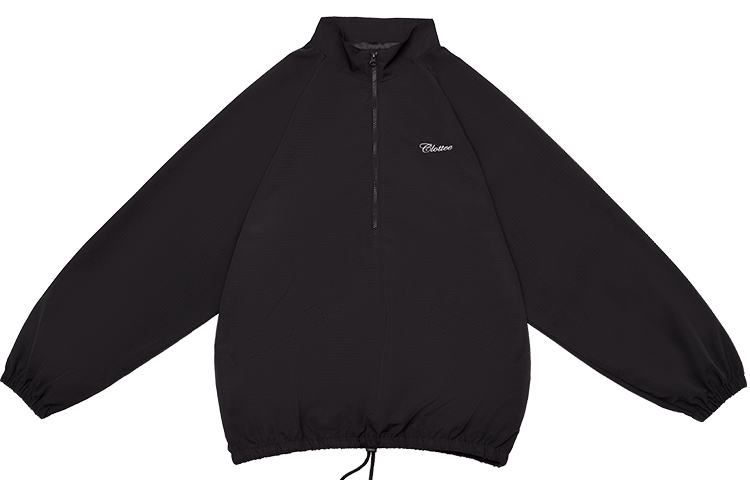 Куртка CLOT (однотонная черная)