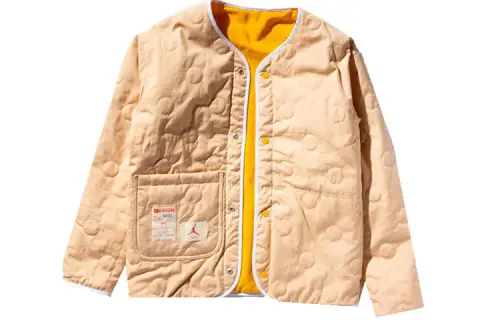Jordan X Union 「Future Is Now」 Jackets Men's Yellow Collarless Moderate Other