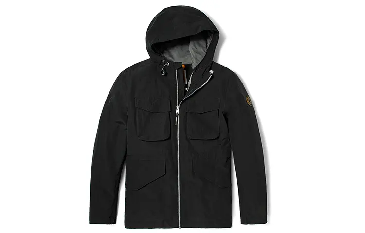 Timberland Jackets Men's Black Hooded Moderate Workwear