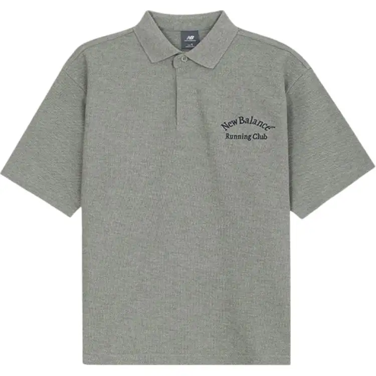 New Balance Polo Shirt Men's Heather Gray