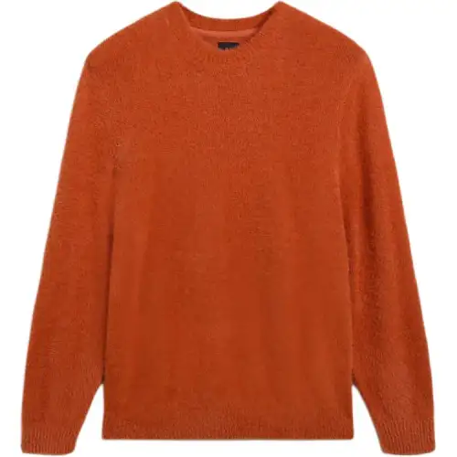 Vans Knitwear Men's Orange Crew Neck Moderate Other