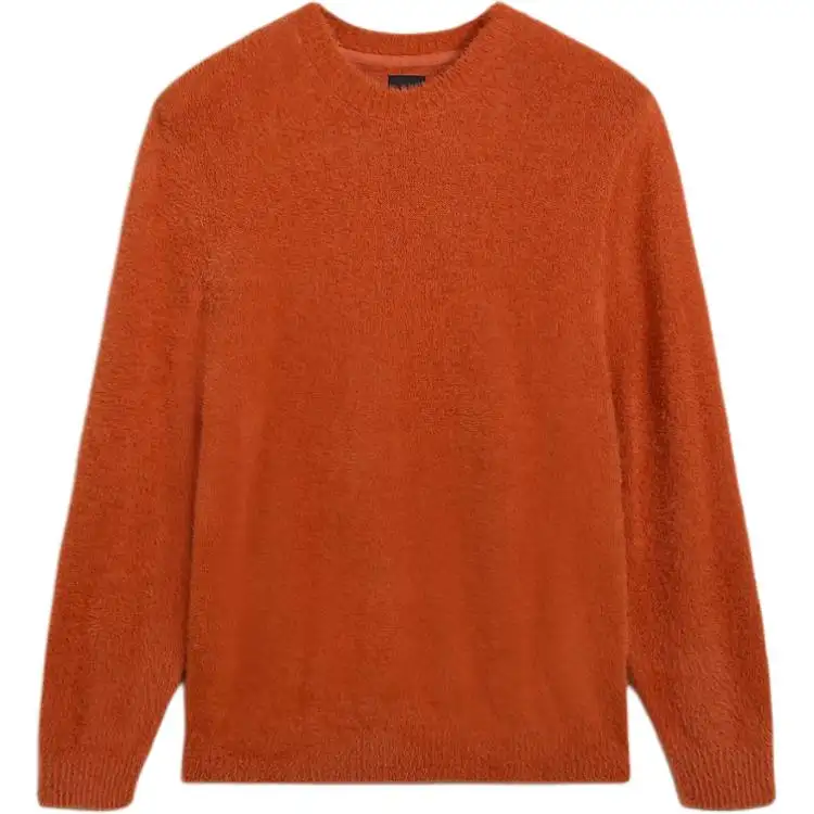 Vans Knitwear Men's Orange Crew Neck Moderate Other