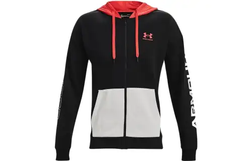Under Armour Rival Jackets Men's Black Hooded Thickened Other
