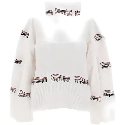Balenciaga Knitwear Regular Men's White
