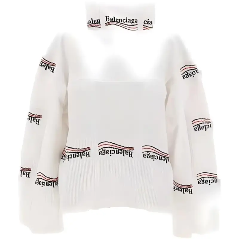 Balenciaga Knitwear Regular Men's White