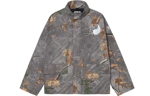 Stussy X OUR LEGACY Jackets Men's Camouflage Gray Detachable Hood Moderate Other