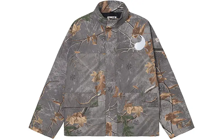 Stussy X OUR LEGACY Jackets Men's Camouflage Gray Detachable Hood Moderate Other