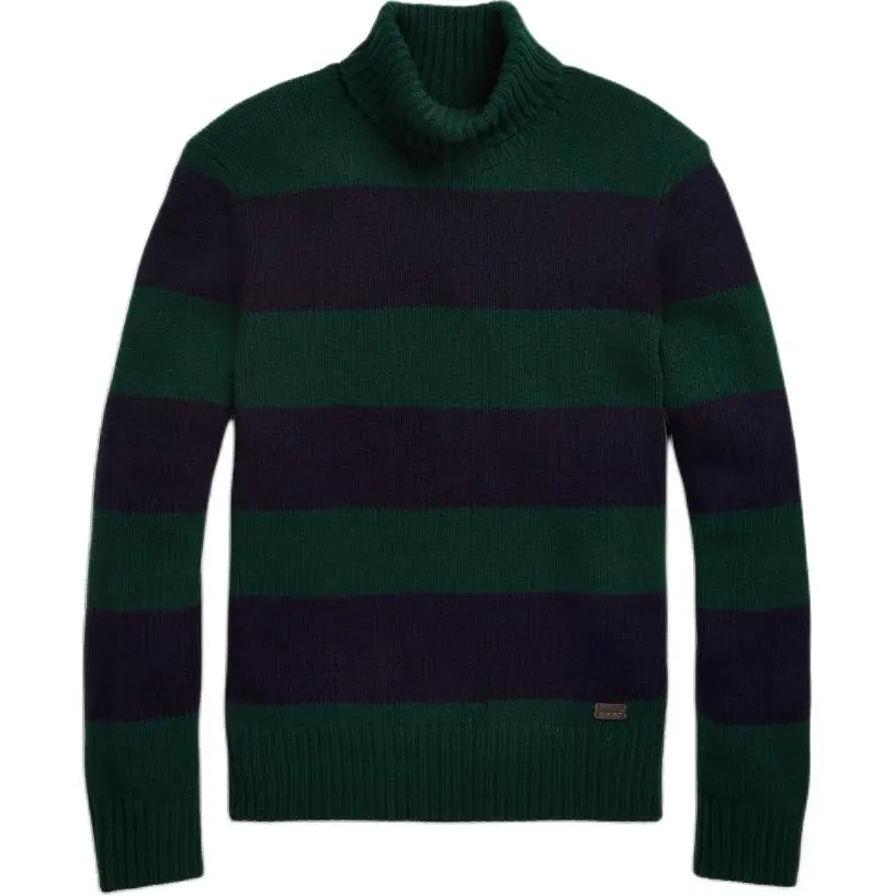 Polo Ralph Lauren Sweater Standard Men's Green Blue Multicolor