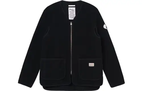 Stussy X OUR LEGACY Jackets Men's Black V Neck Moderate Other
