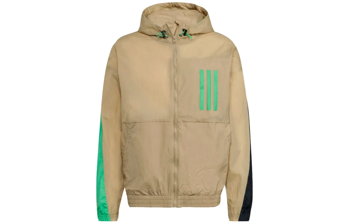 Adidas X-CITY Jackets Men's Khaki Hooded Moderate Other