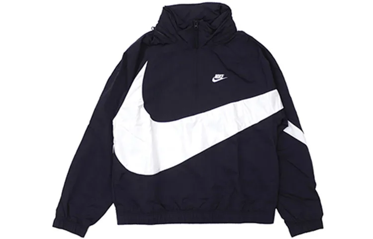 Nike Jackets Men's Black Stand Collar Moderate