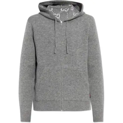 GUCCI Zip Up Long Sleeved Reversible Hoodie