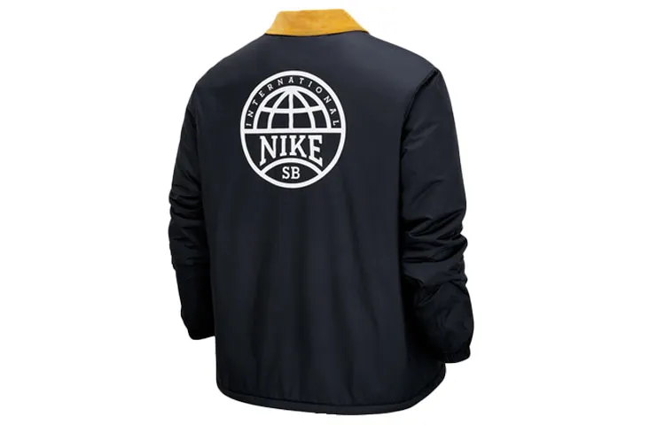 Nike Jackets Men's Black Lapel Moderate Other