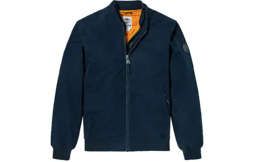 Timberland Jackets Men's Blue Baseball Collar Moderate Other