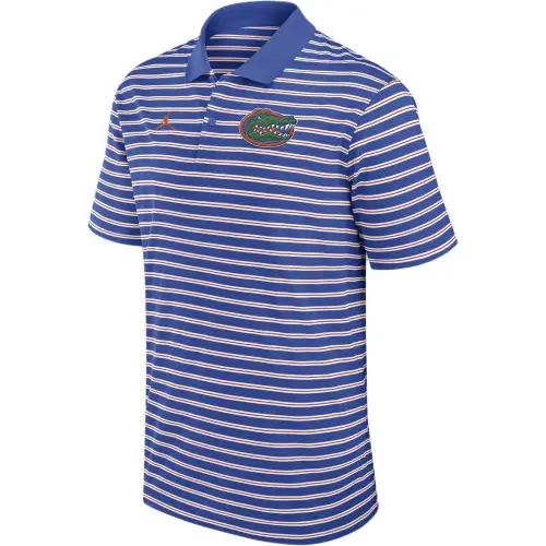 JORDAN Florida Gators Primetime Victory Striped Men's Nike Dri FIT College Polo