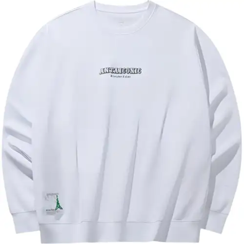 Anta Sweatshirt Men's Snowflake White