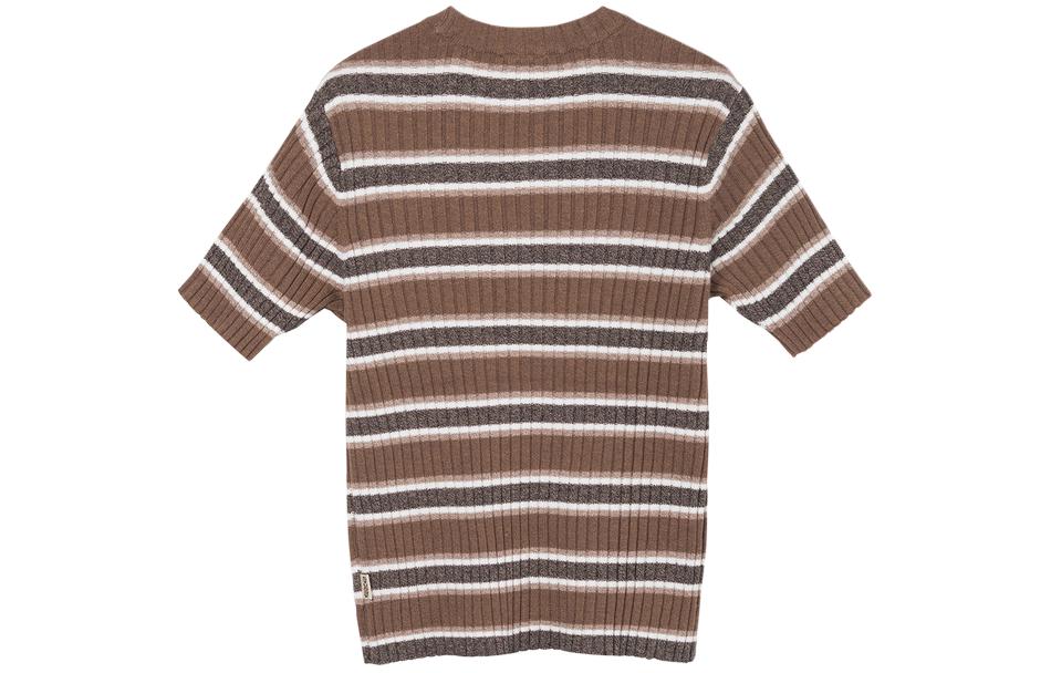 Футболка Stussy Contrast Stripe (разноцветная)