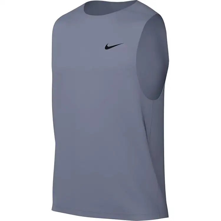 Nike Tank Tops Men's Gray Stone
