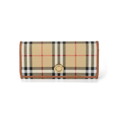 Burberry Leather Wallet Women's Archive Beige