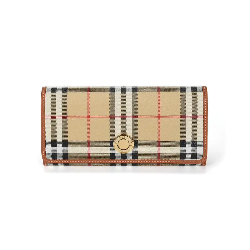 Burberry Leather Wallet Women's Archive Beige