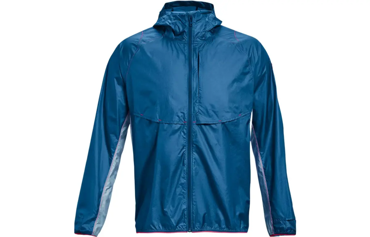 Under Armour Jackets Men's Patrol Ship Blue Hooded (Non-detachable) Moderate Straight Fit