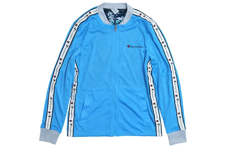 Champion Jacket US Version Unisex Sky Blue