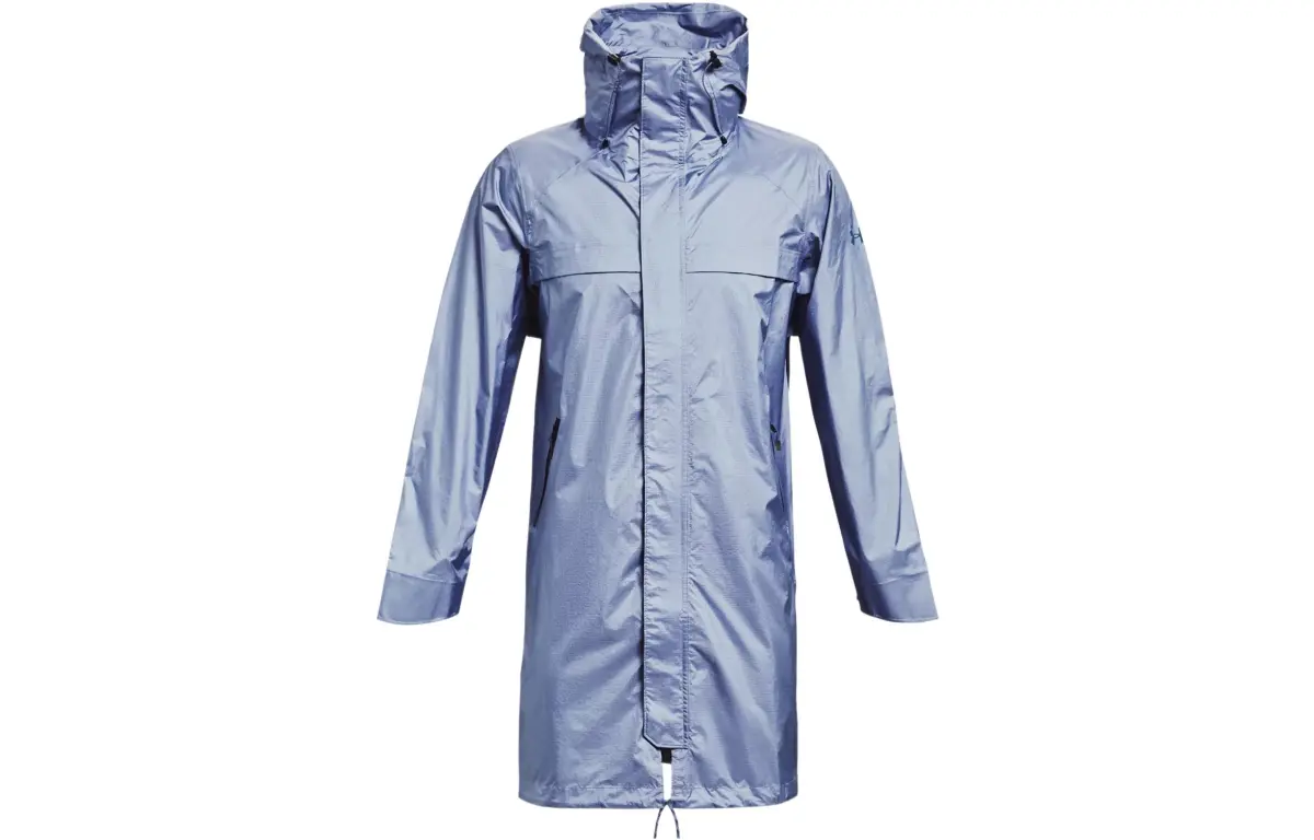 Under Armour Jackets Men's Washed Blue Hooded Moderate Other