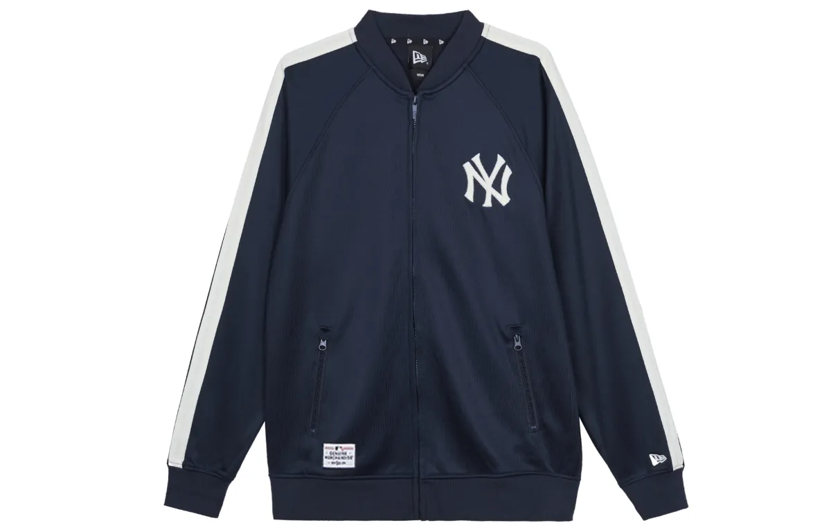 New Era Jackets Unisex Navy Blue Baseball Collar Moderate Other