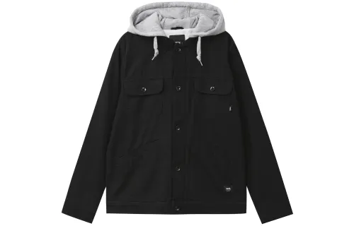 Vans Jackets Men's Black Hooded Moderate Workwear