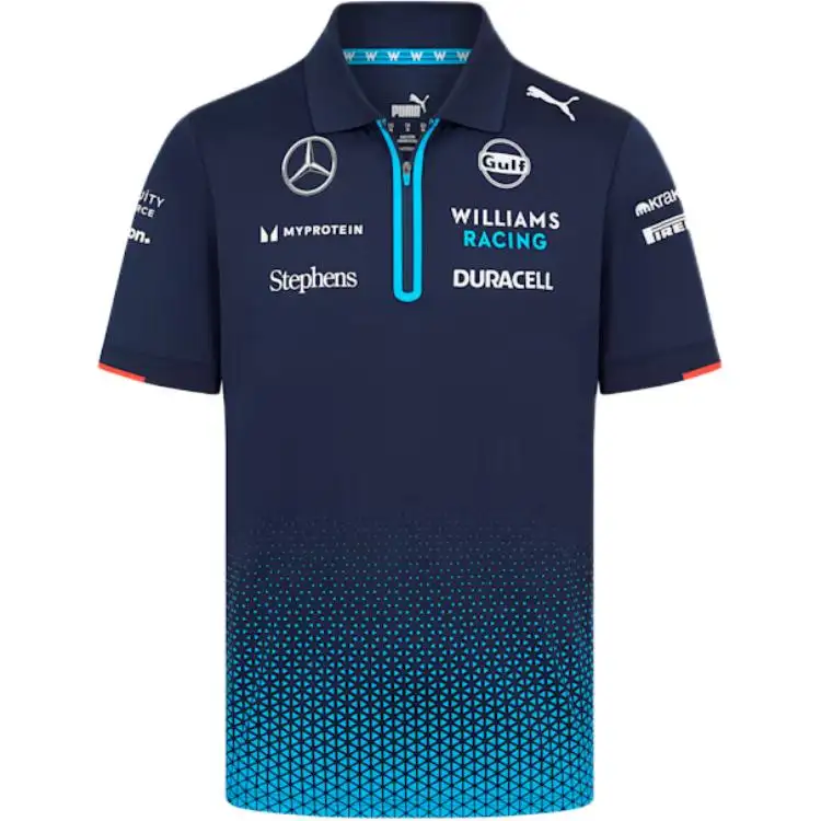 PUMA Williams Racing 2024 Polo Shirt Men's Marine Blue