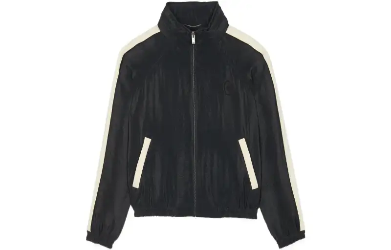 SAINT LAURENT Monogram Zip Up Jacket