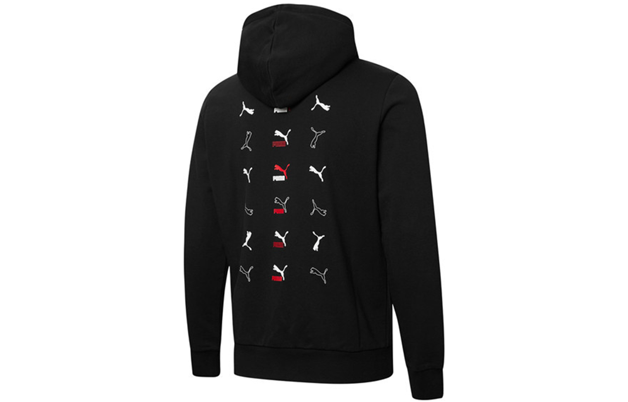 PUMA Puma, sports cardigan with hood, black jacket