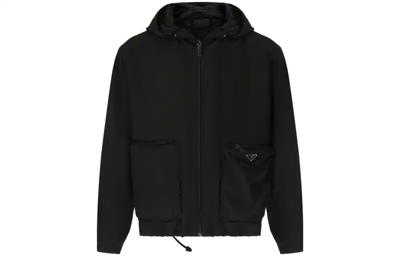 PRADA Jackets & Coats Men's Black