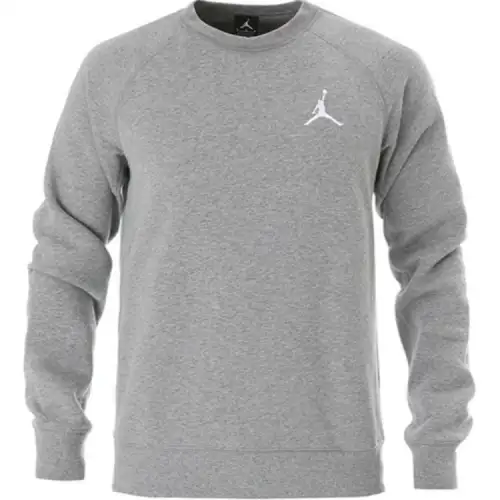 Jordan Apparel Sweatshirts Men's Gray Crew Neck Moderate Regular