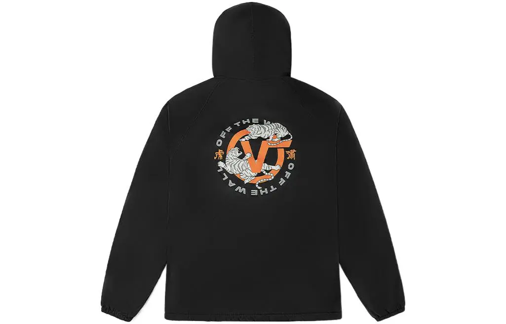 Vans Jackets Unisex Black Hooded (Non-detachable) Thin