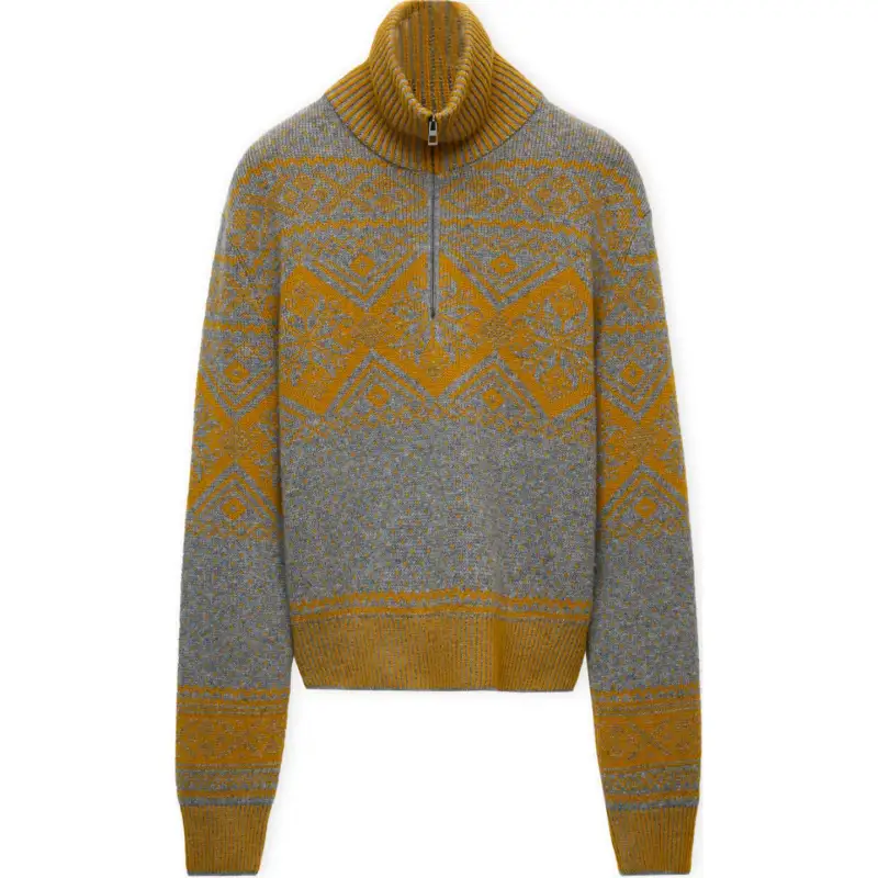 LOEWE Sweaters Men's Gray Turtleneck Moderate Other