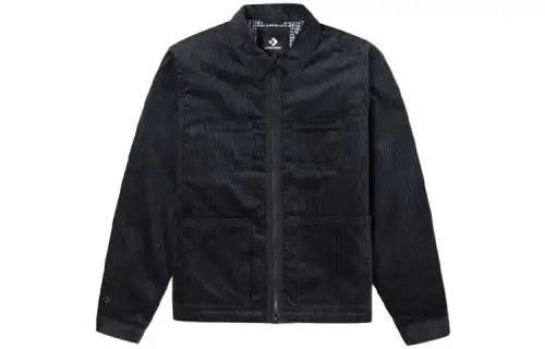 Converse Jackets Unisex Black Lapel Moderate Other