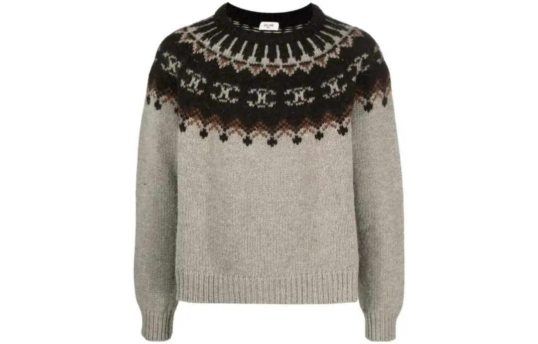 CELINE FW23 Sweater Men's Coffee