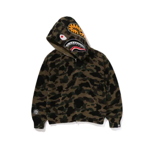 Bape 1st Camo Crochet Shark Full Zip Hoodie