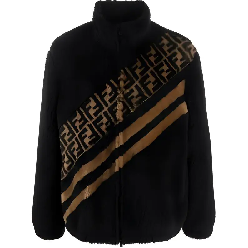 FENDI Jackets & Coats Men's Black