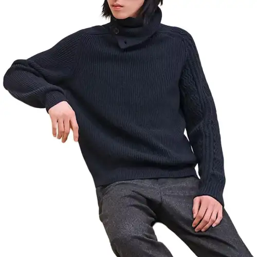 HERMES Sweater Men's Marine Blue