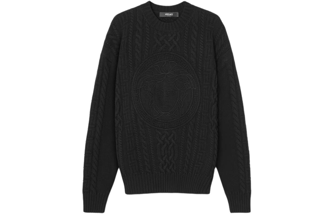 Мужской свитер Versace (черный)