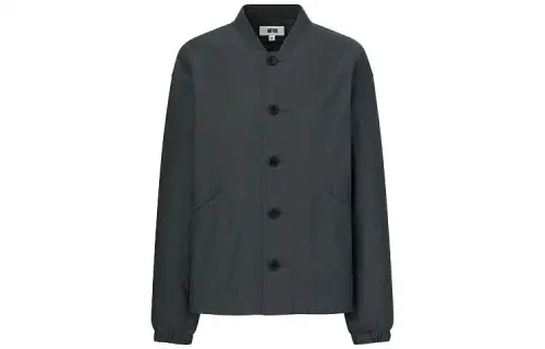 UNIQLO Jackets Men's Dark Gray Baseball Collar Moderate Other