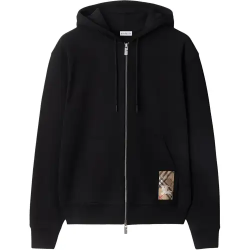 Burberry Check-label hoodie