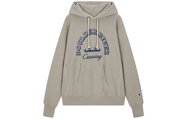 Champion MEN'S CASUAL Fun Print Trendy Fashion Casual Comfortable Letter Everyday Versatile Fleece Lined Hooded