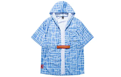 ANTA Jackets Men's Blue Hooded Moderate Other