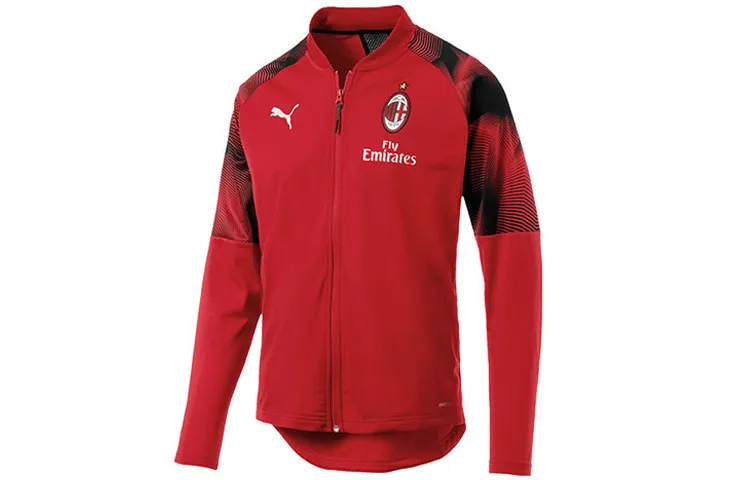PUMA Acmilan Jackets Men's Red Baseball Collar Moderate Other