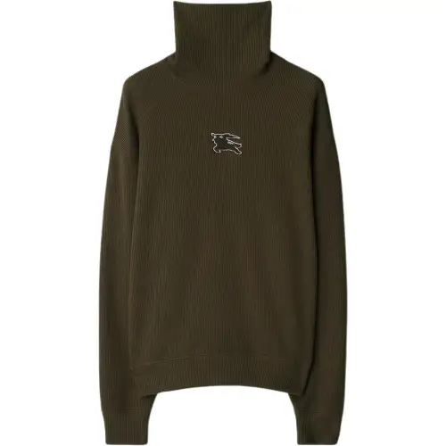 Burberry Knitwear Men's Green Turtleneck Moderate Other